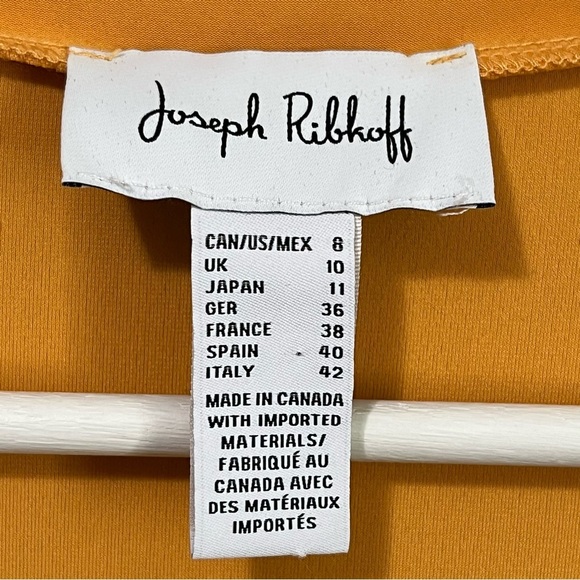 Joseph Ribkoff Rounded Hem Tunic Tee Style 183220 Golden Sun - Picture 9 of 11